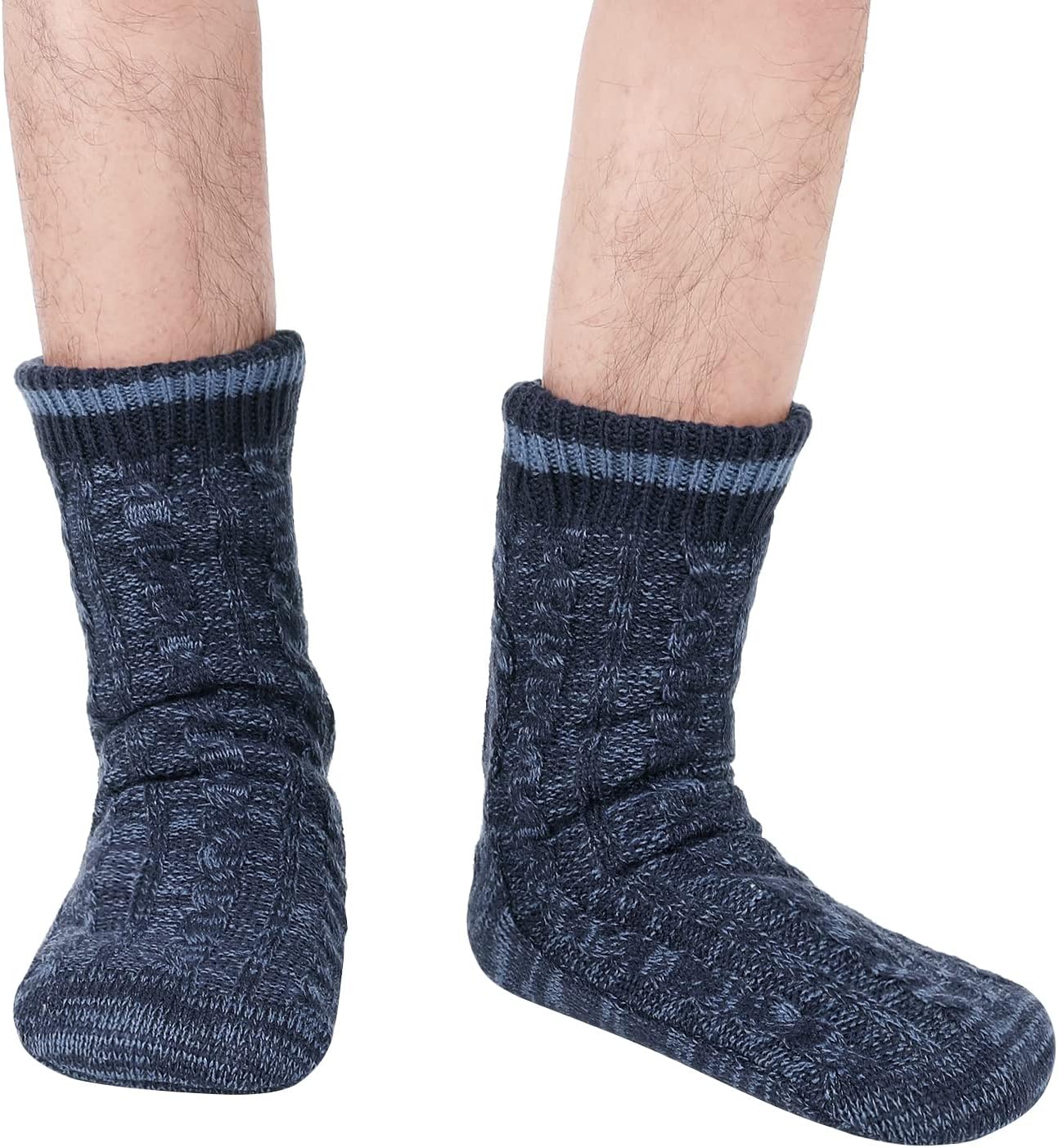Winter Comfort Warm Fleece Slipper Socks for Men