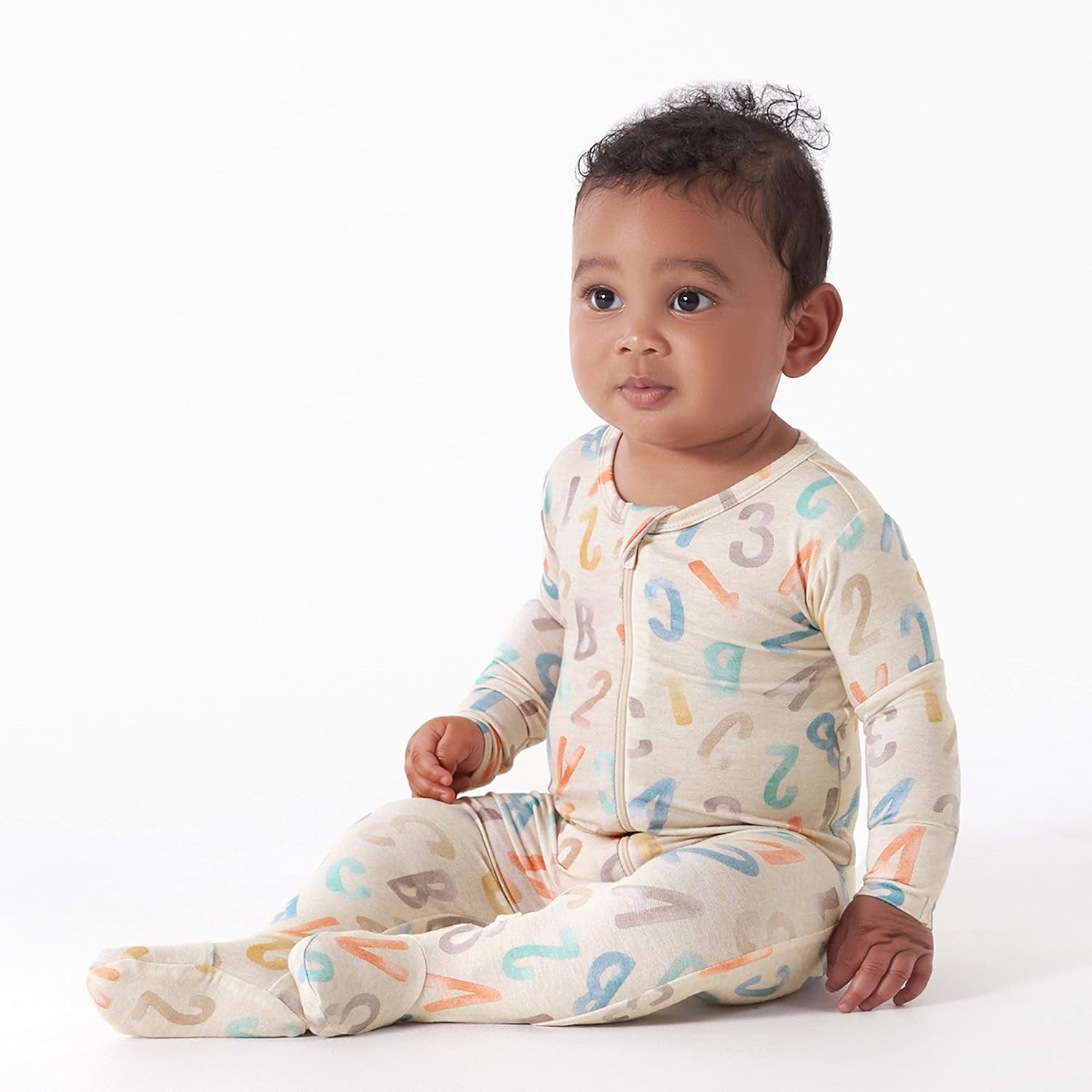 Gerber Baby Girls Rump-StopPBS Footed Pajamas with Eucalyptus Softness