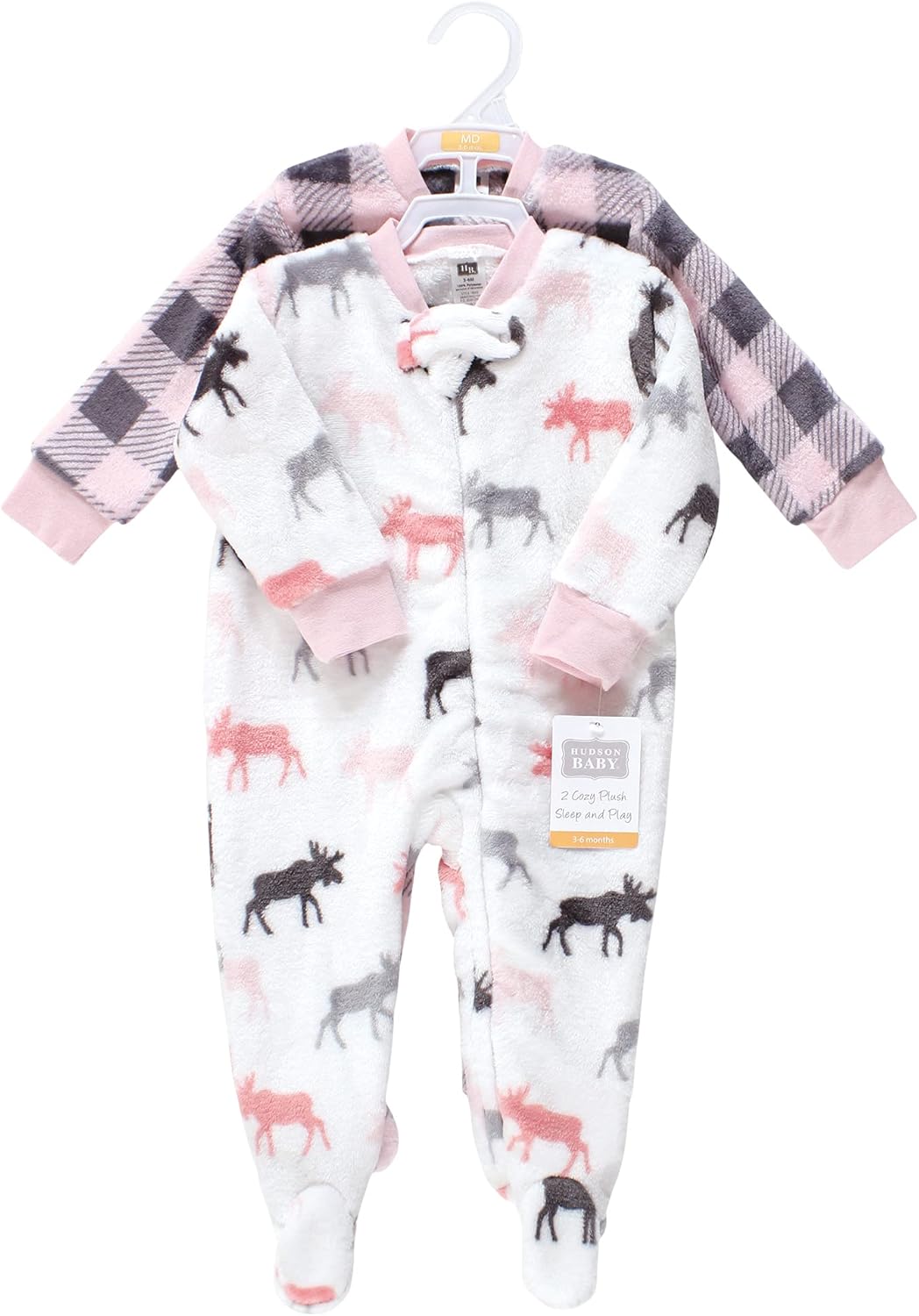 Hudson Baby Baby Girls Plush Sleep and Play