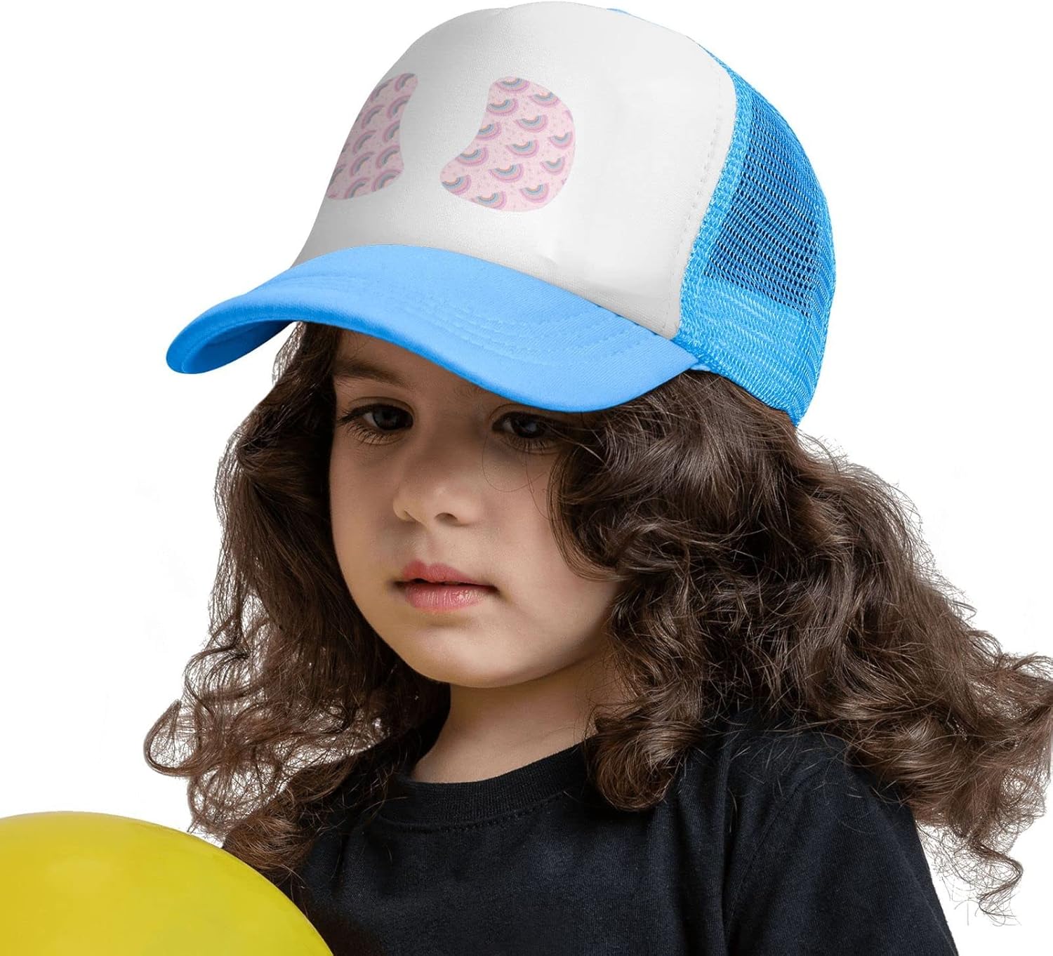 Kids Baseball HatAdjustable Mesh Breathable Baseball Cap for Ages 4-10