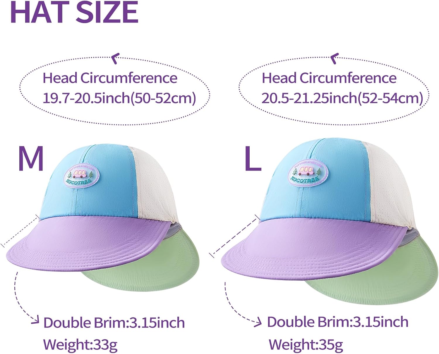 Stylish UpF50 Soft Brim Baseball Hat