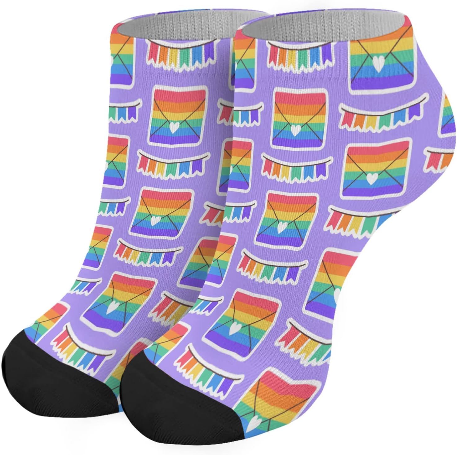 Rainbow LGBTQ Boys Ankle Socks Fashionable