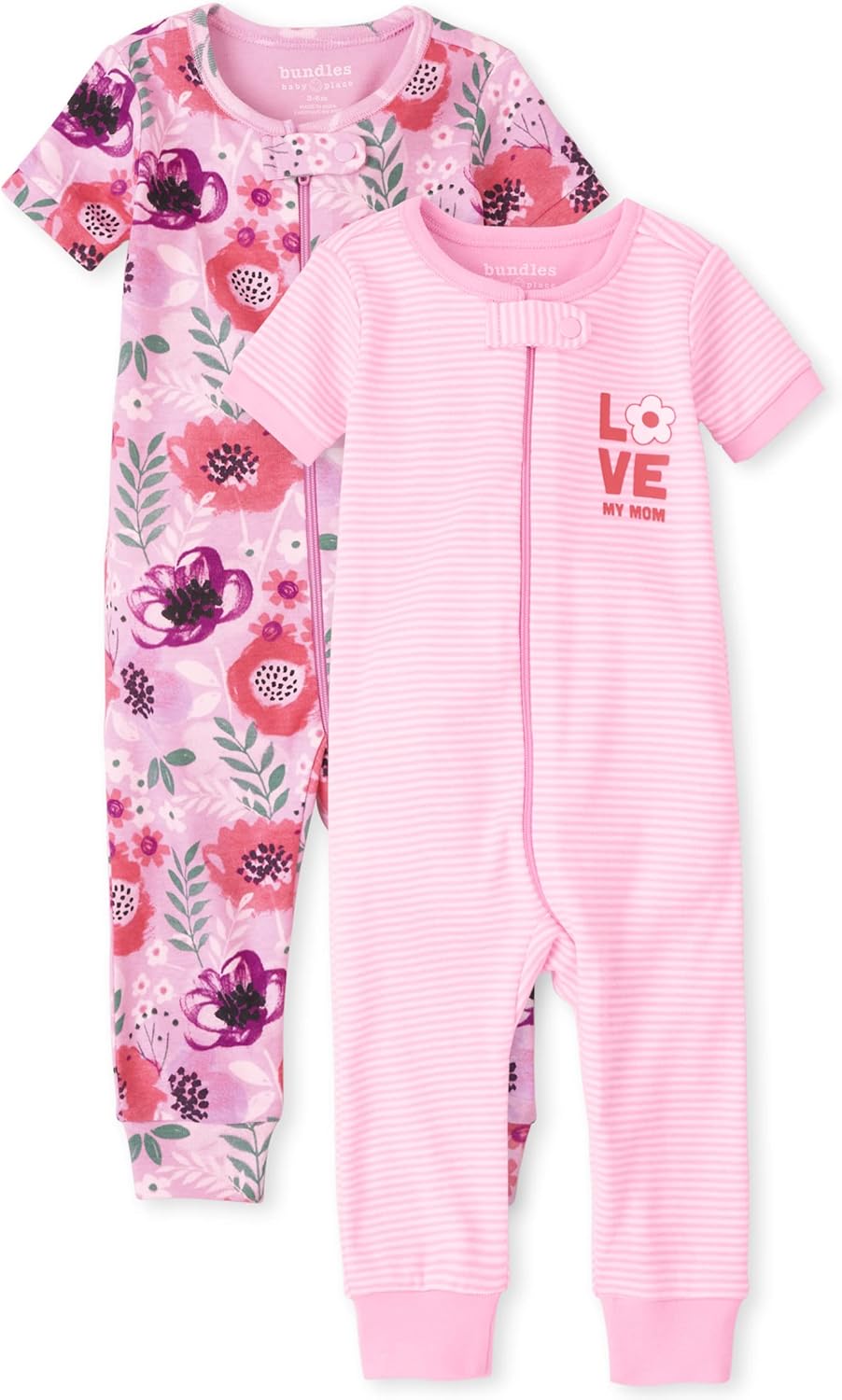 Floral Pajamas for Kids Baby Girls Comfortable Sleepwear