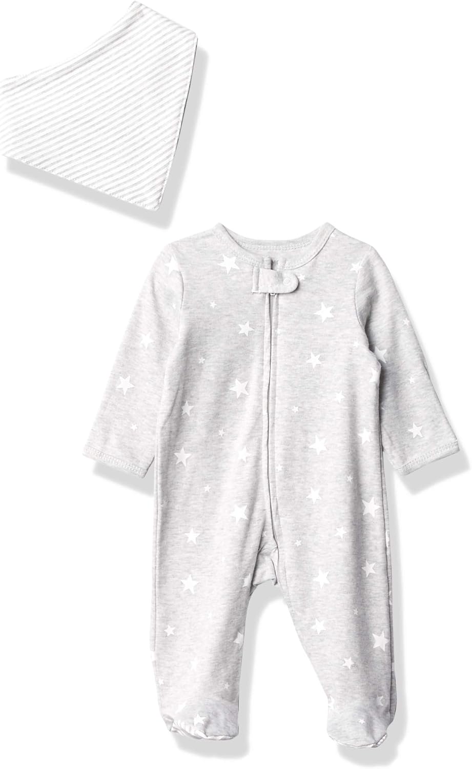 Little Me 2-Piece Bib Footie Set