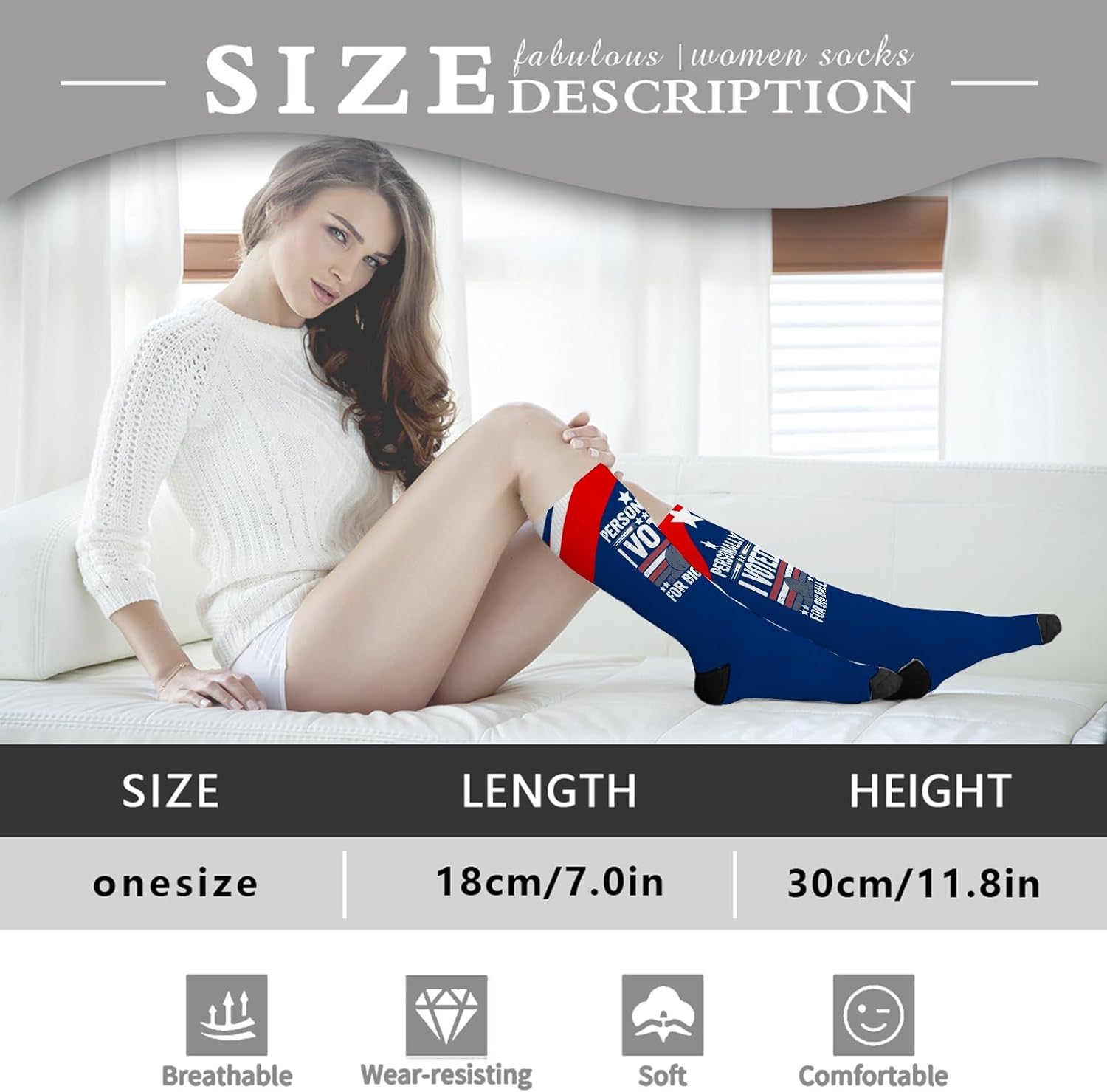 FunnyBoot Socks Liner Womens Mid Crew