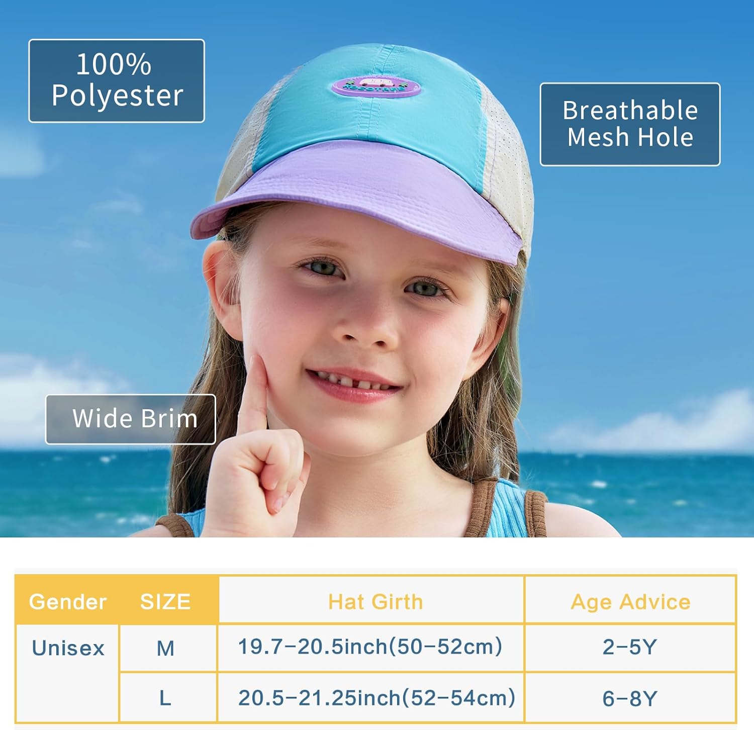 Stylish UpF50 Soft Brim Baseball Hat