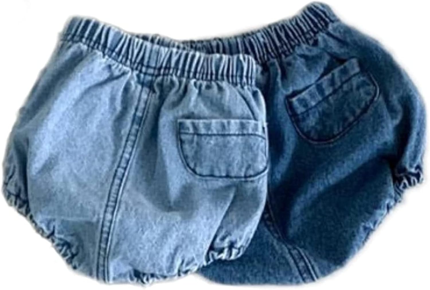 EISHOW Baby Denim Bloomers 2pcs Shorts Set for 0-3 Years