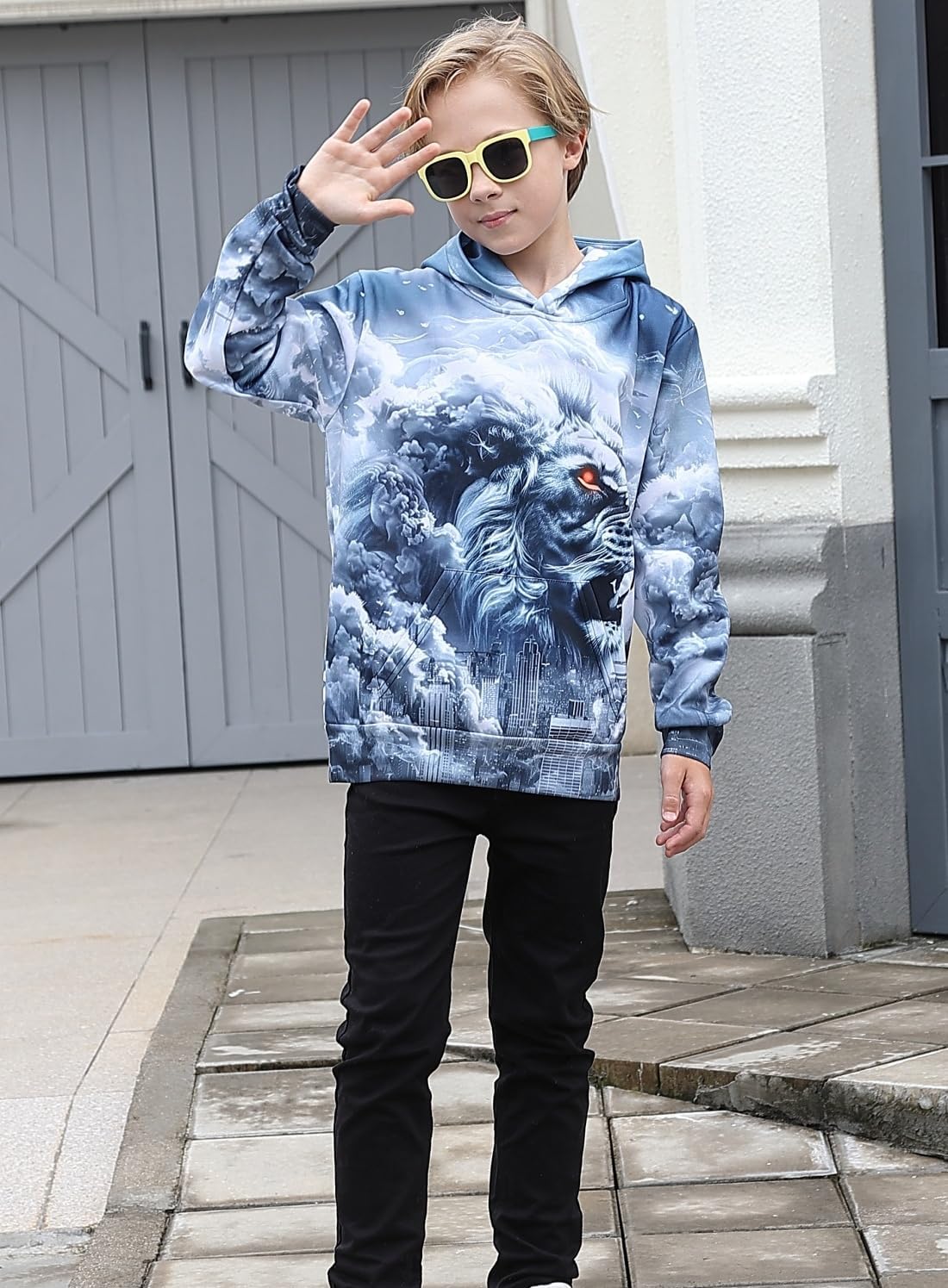 3D Printed carcass Hoodie for Boys and Girls
