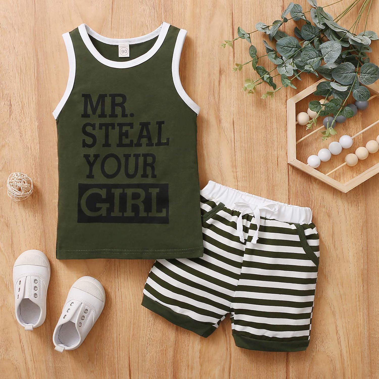 One Opening Toddler Boys Shorts Set