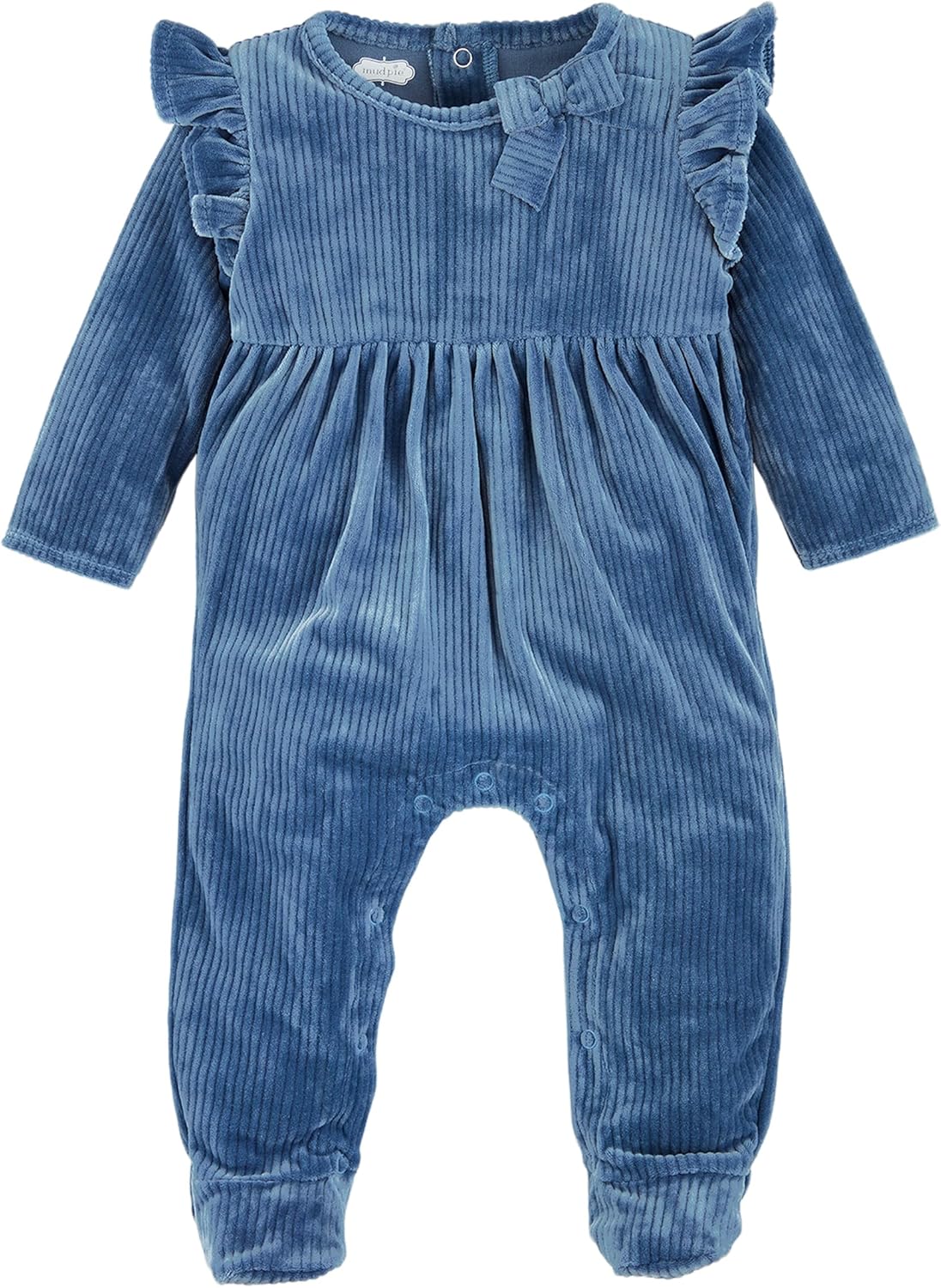 Adorable Baby girl sleeper with ruffle design by Mud Pie