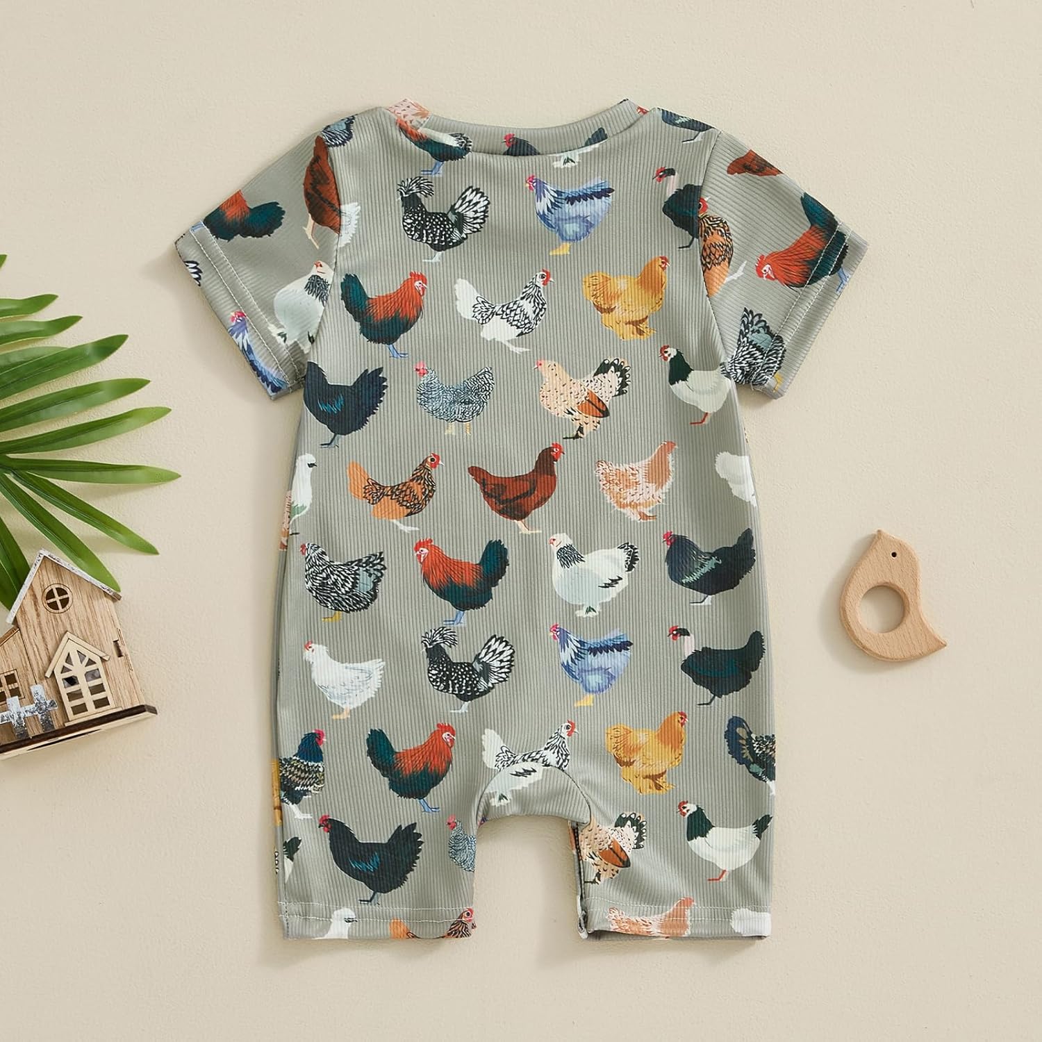 Soft Country Cow Romper for Babies