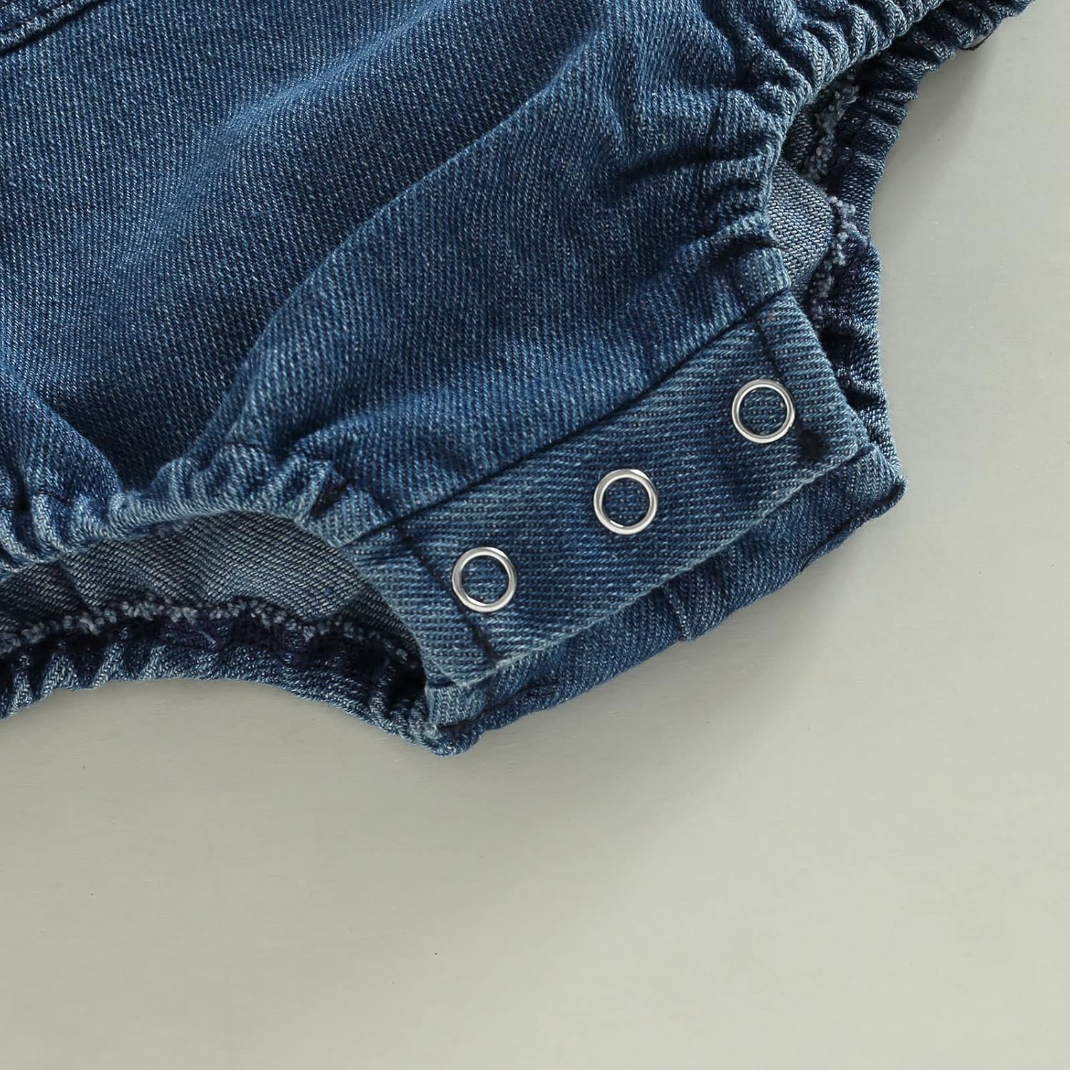 BULINGNA Boys and Girls Denim Romper for Summer