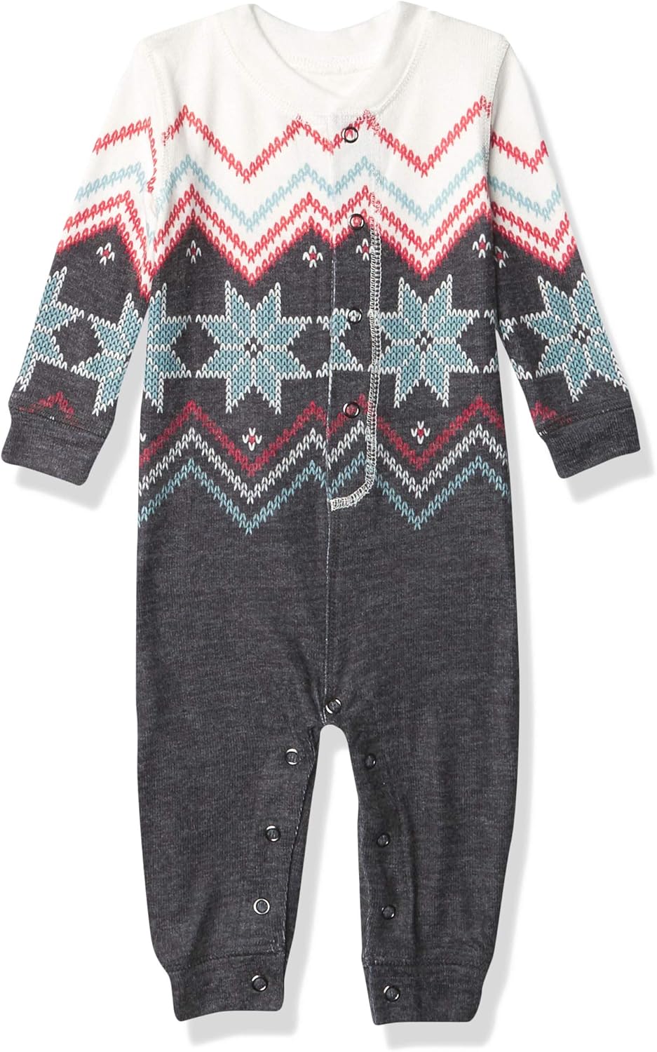 Comfy Peachy Romper Baby Girls Sleepwear with Snap Closure