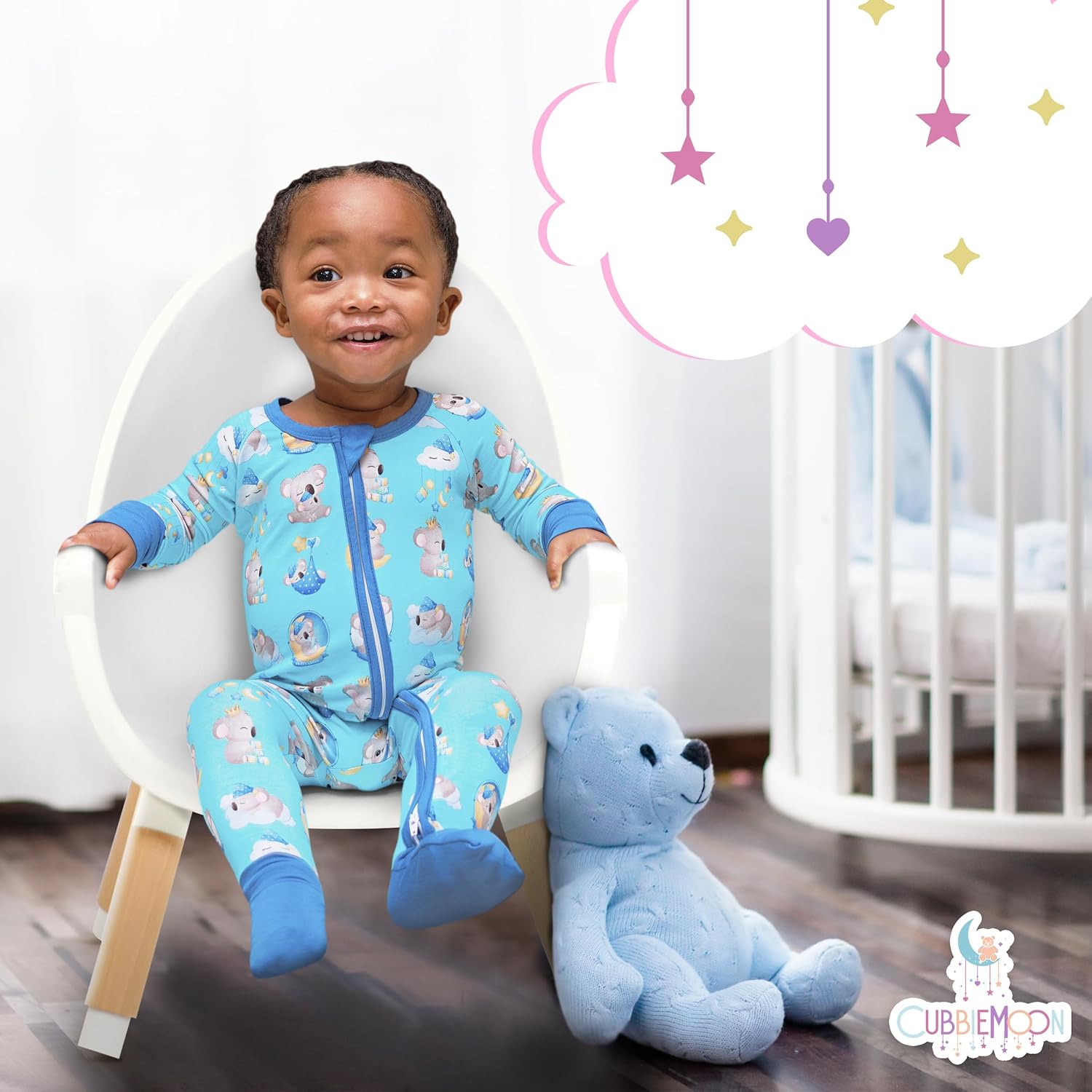 2-Pack Bamboo Viscose Baby Sleepers