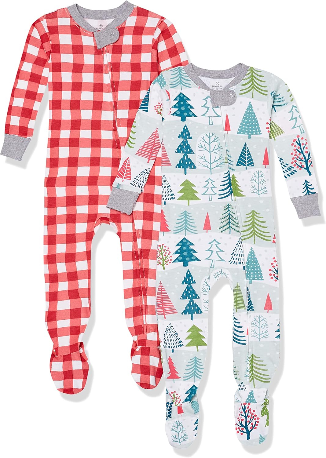 HonestBaby 100 Organic Warm Snug Pajamas for Babies