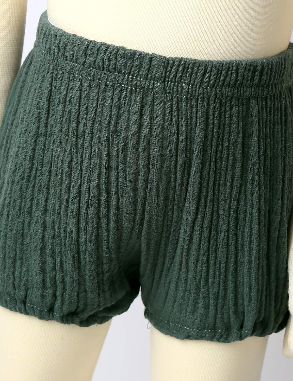 High-Quality Diaper Cover Linen Blend Shorts for Babies