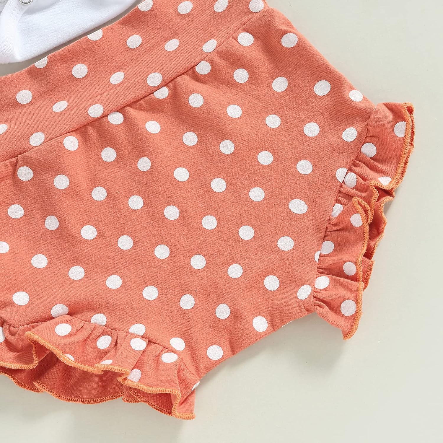 Rainbow Romper for Baby Girls Soft Cotton Romper Adorable Newborn