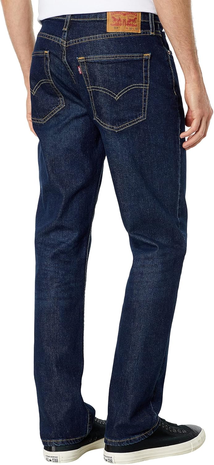 Levis Mens 514 Straight Fit Cut Jeans High-Quality Fit