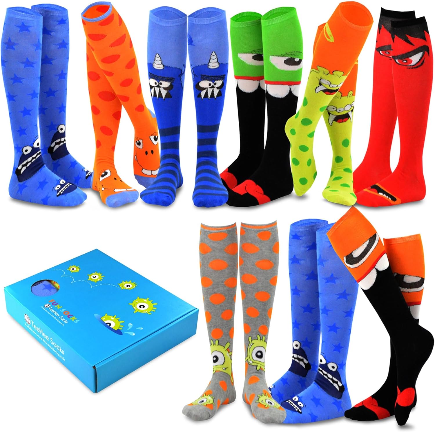 HAPESt Socks Halloween Novelty Mutant Paws Spooky Socks