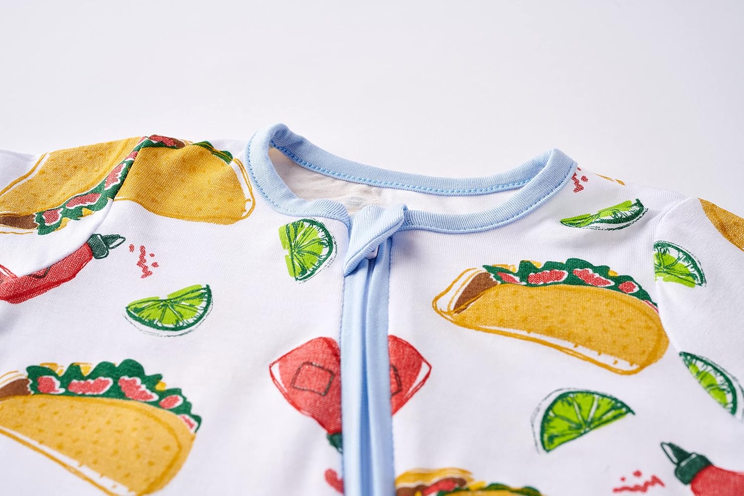 Mud Pie Baby Food Sleeper with Zipper
