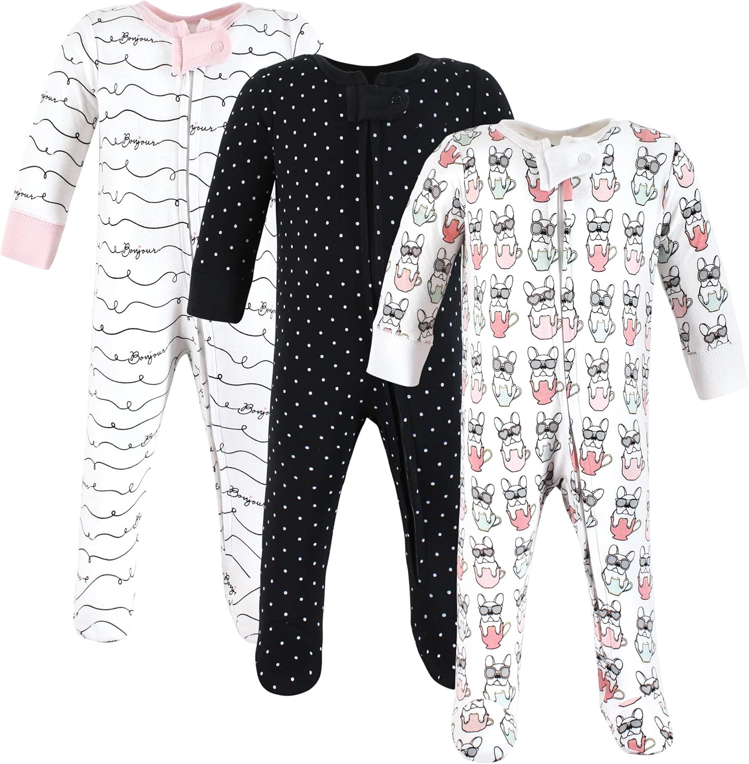 Hudson Baby Baby Cotton Sleep and Play Set