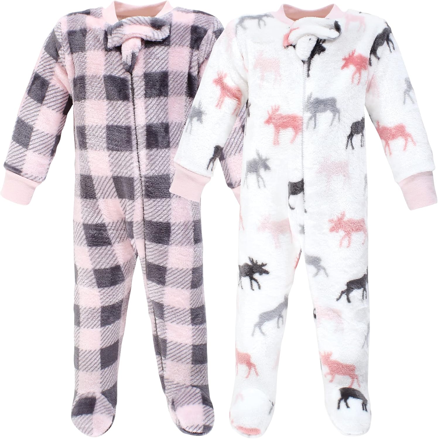 Hudson Baby Baby Girls Plush Sleep and Play