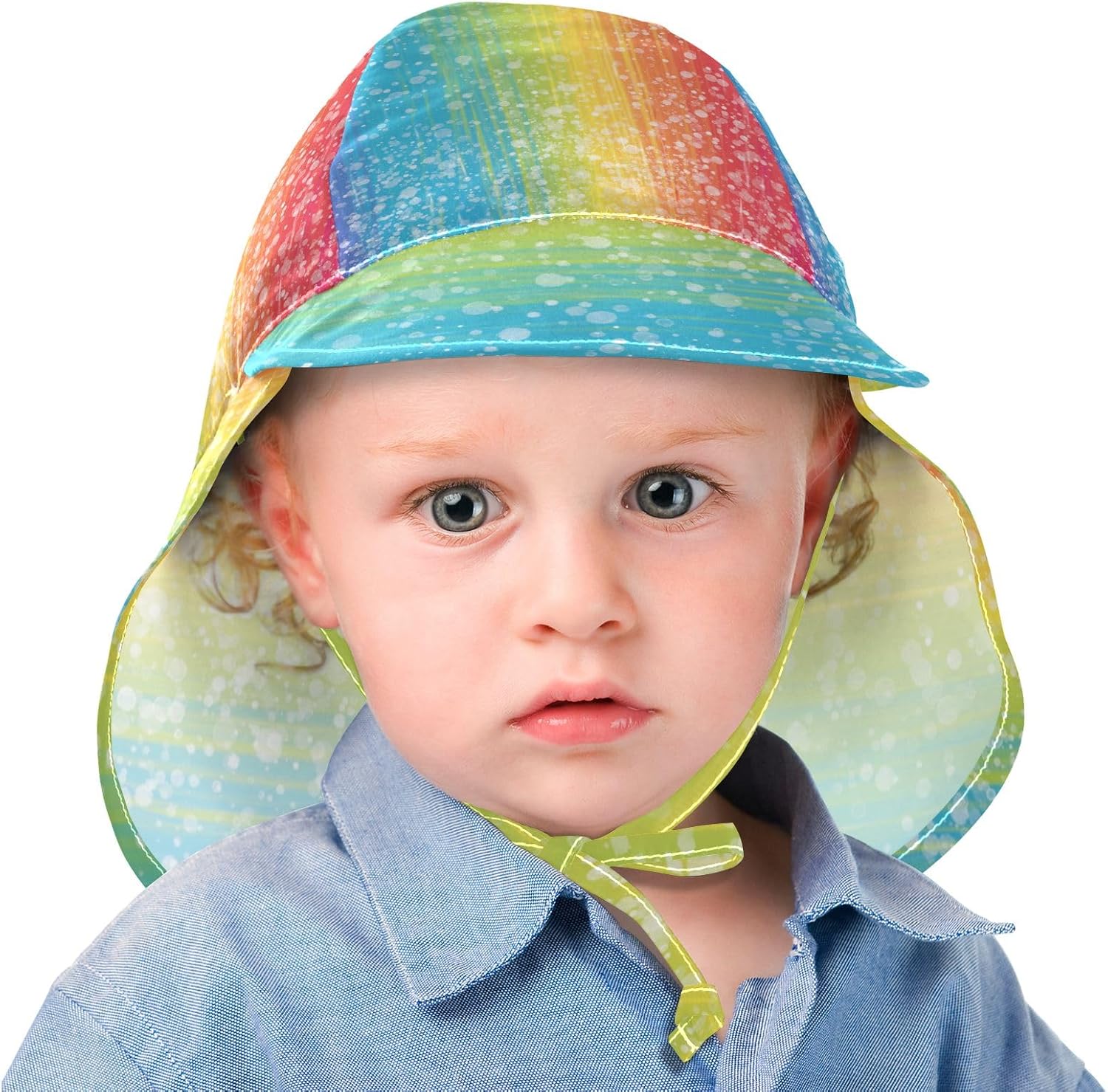Green Glitter Toddlers Perfect_sun_hatUnisex_cool_with security