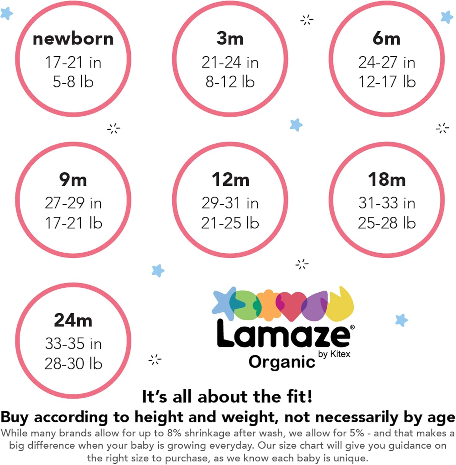 Lamaze Organic Baby Baby Girls Long Sleeve Sleep N Play