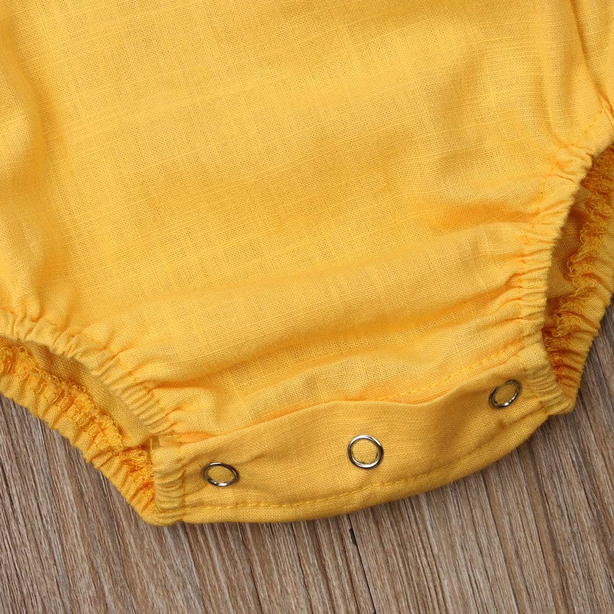 Unisex Solid Color Romper for Babies
