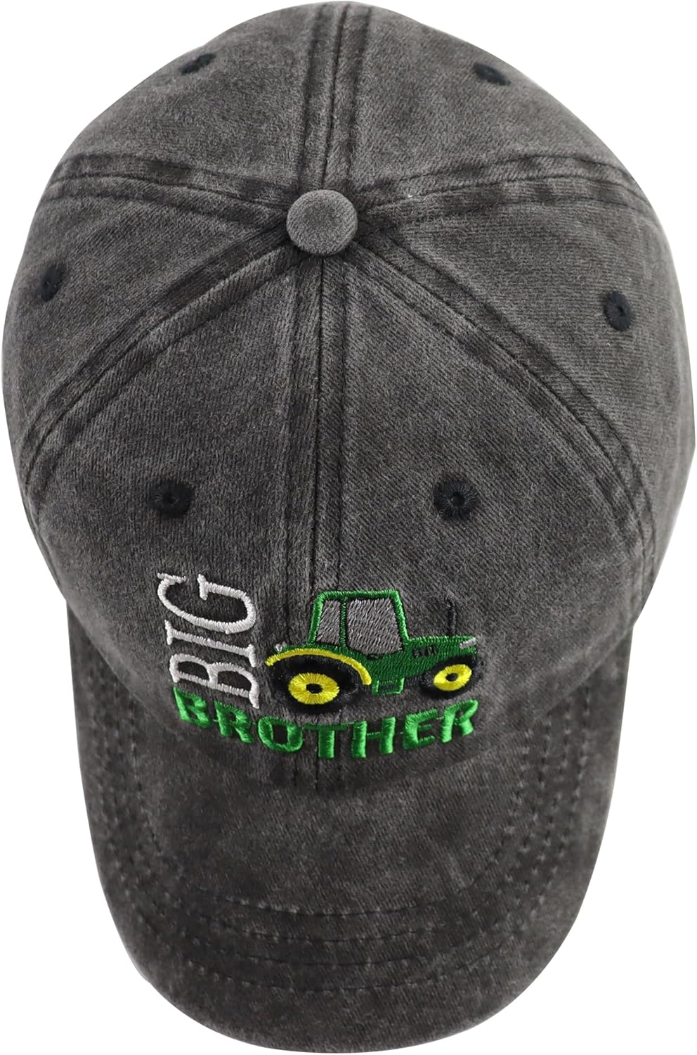 Cheerful Excavator Baseball Hats for Boys - Big Brother Gifts