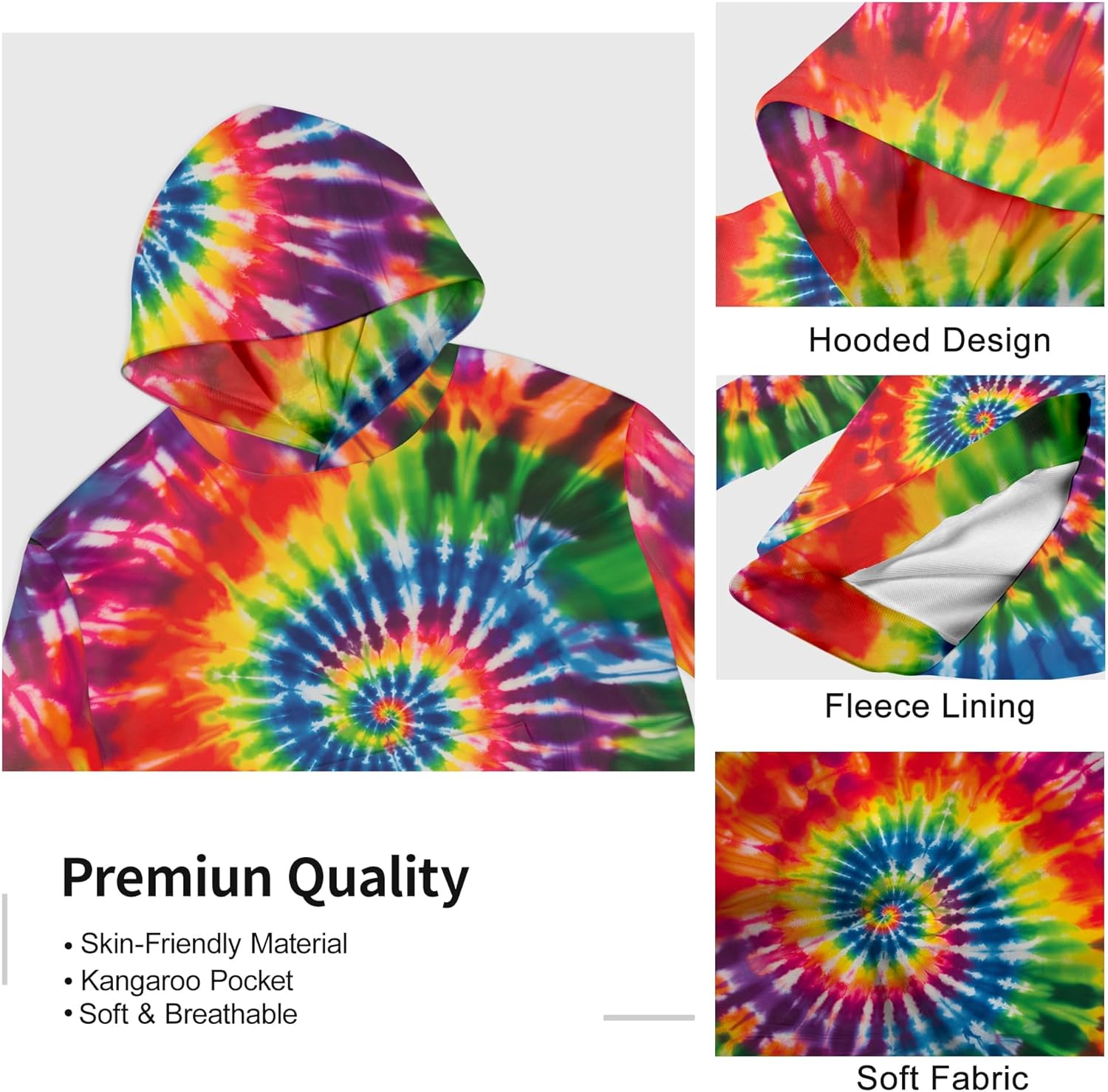 Okiretin Boys Girls 3D Graphic Hoodies for Kids