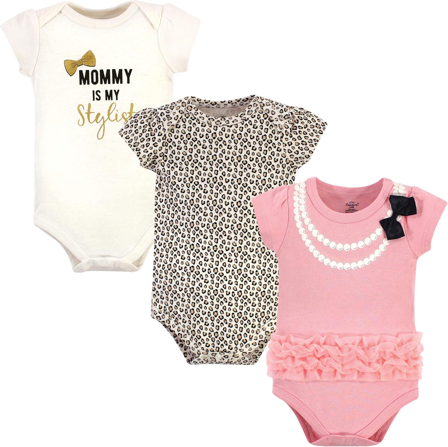Little Treasure Unisex Baby Cotton Bodysuits