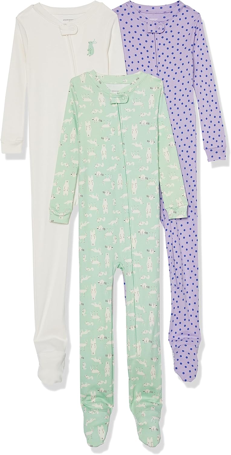 SNUG-FIT COTTON SLEEPER SET FOR UNISEX Toddler Baby