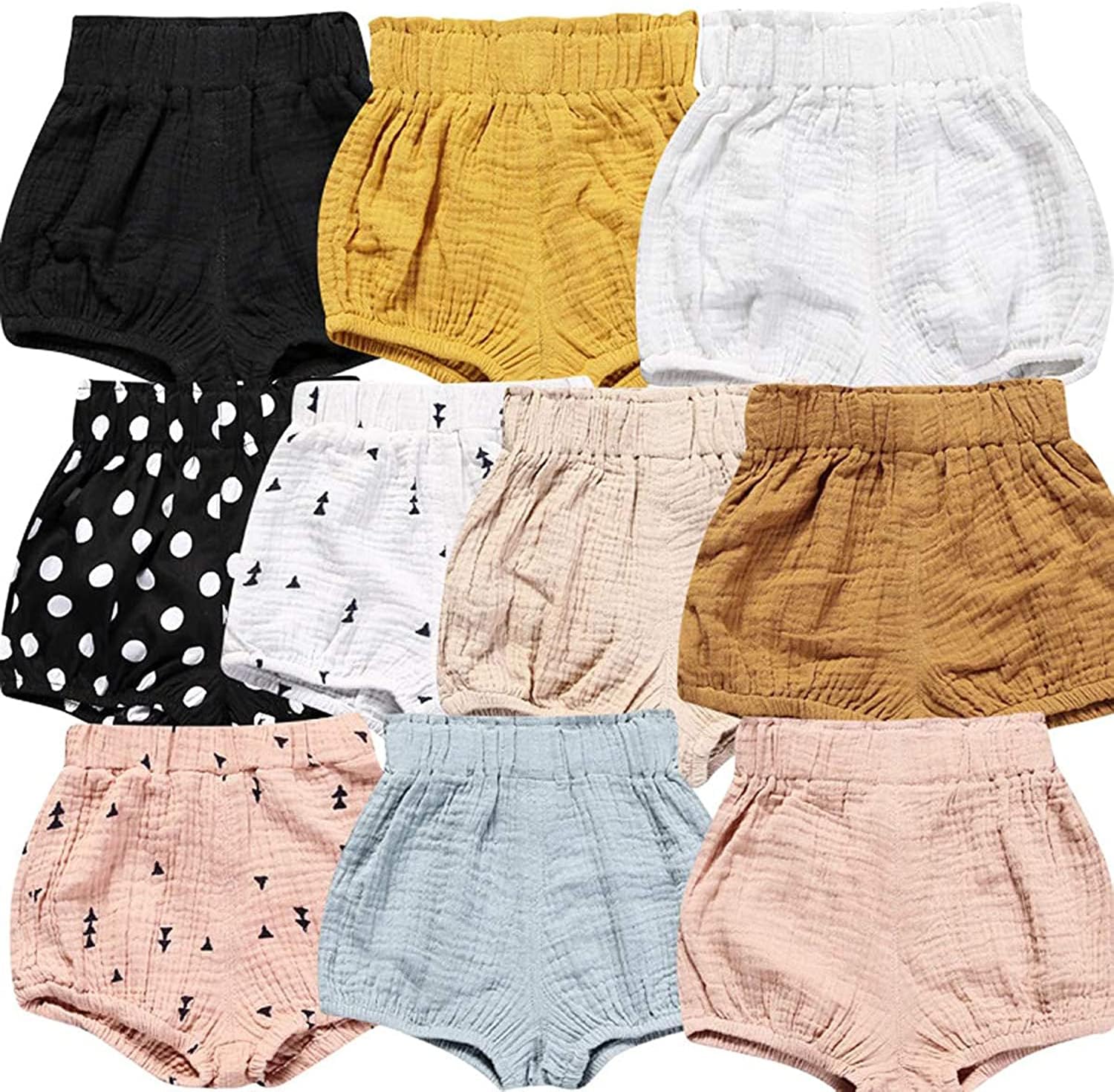 Cute Cozy Baby Harem Shorts