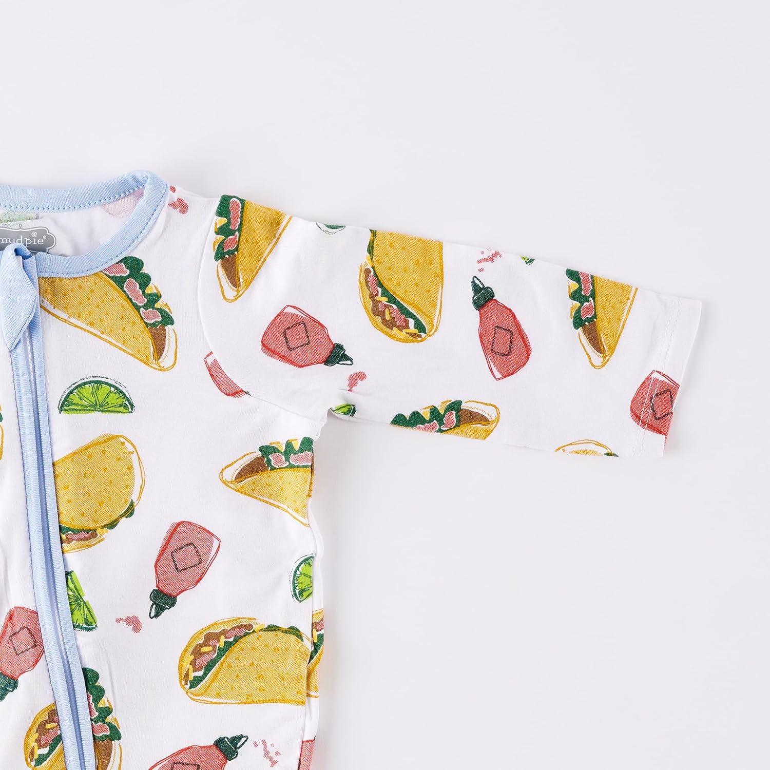 Mud Pie Baby Food Sleeper with Zipper