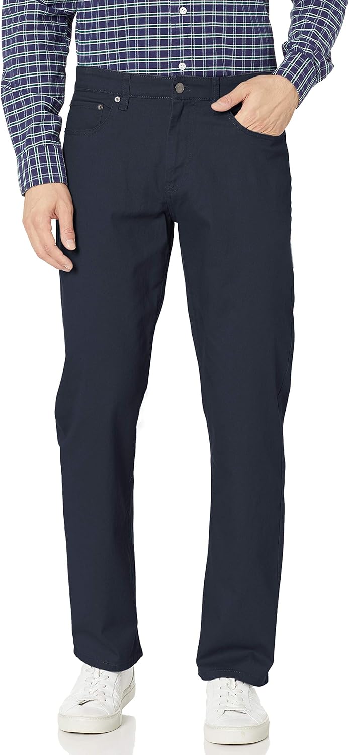 Relaxed Fit 5-Pocket Mens Pants