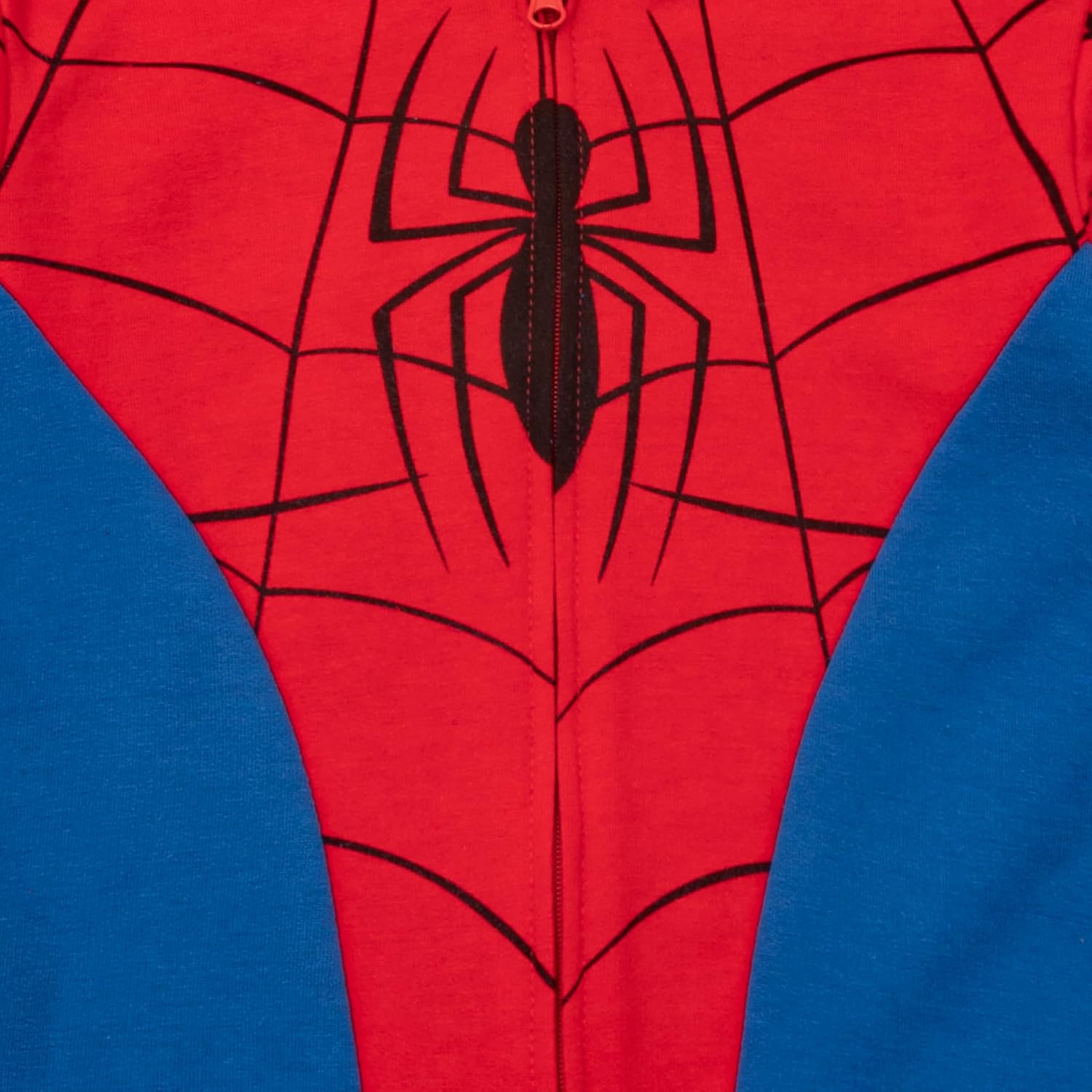 Marvel Spider-Man Boys Zip-Up Fleece Hoodie for Toddlers Cool Action
