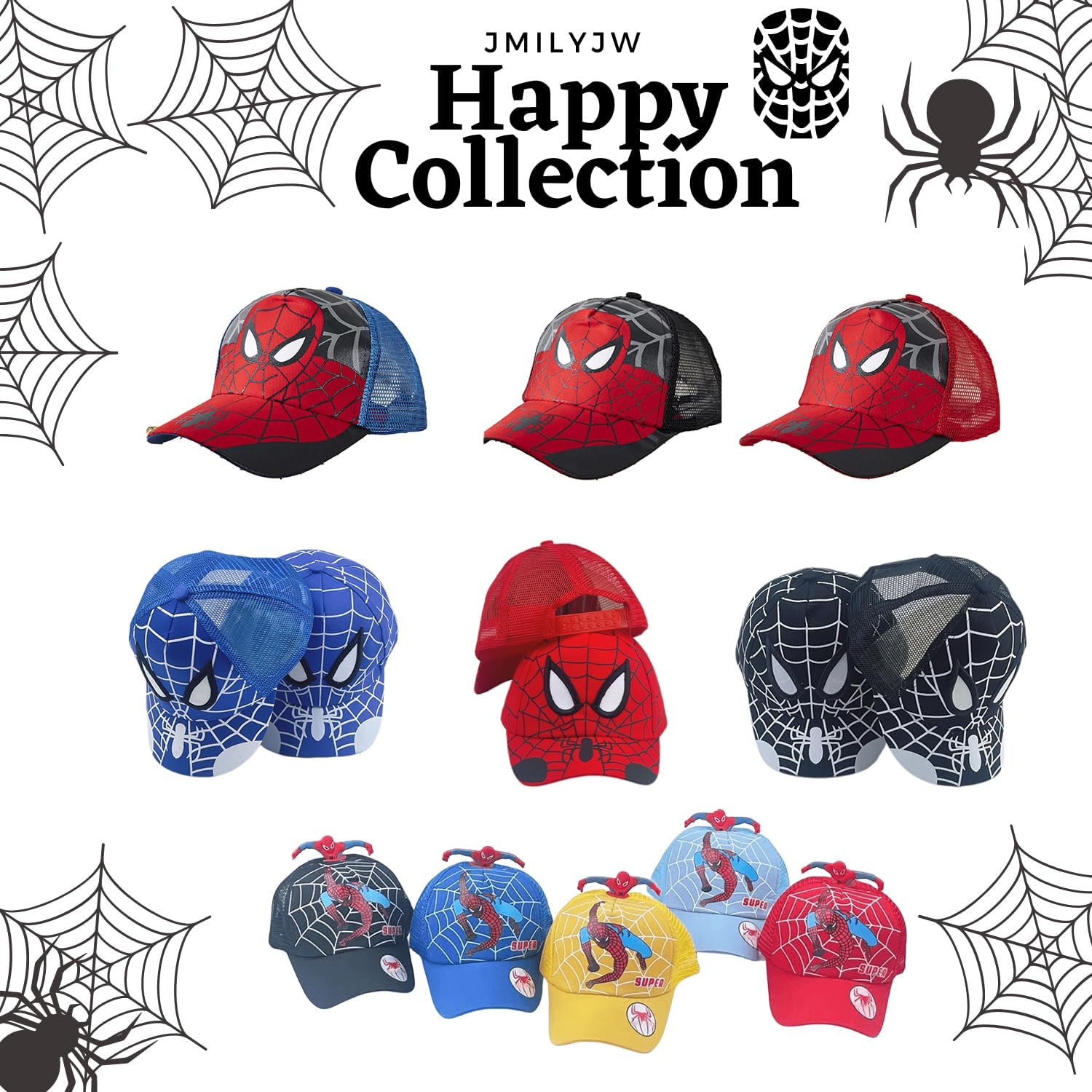 Unisex Kids Spidey-Style Baseball Hat