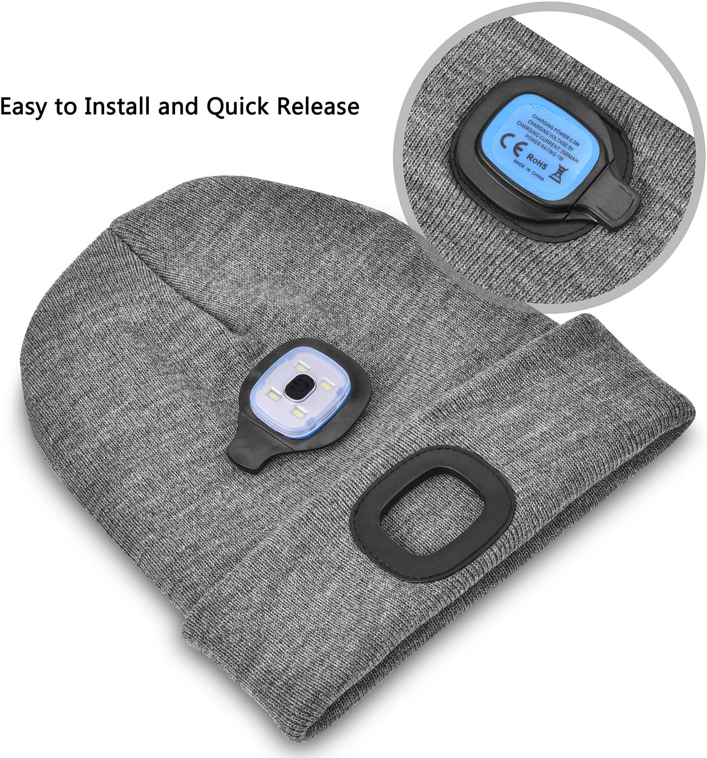Etsfmoa Lighted Beanie Cap for Men Dad Father