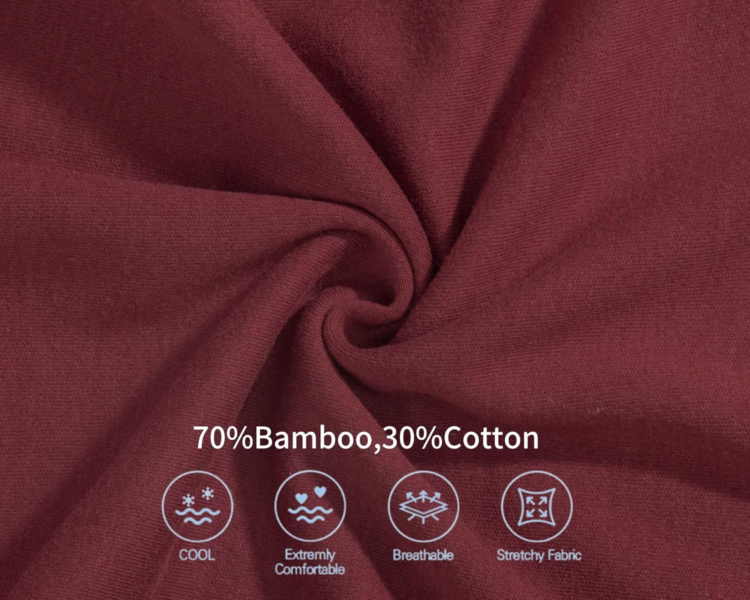 Rayon of Bamboo Pajamas Soft and Warp-Free