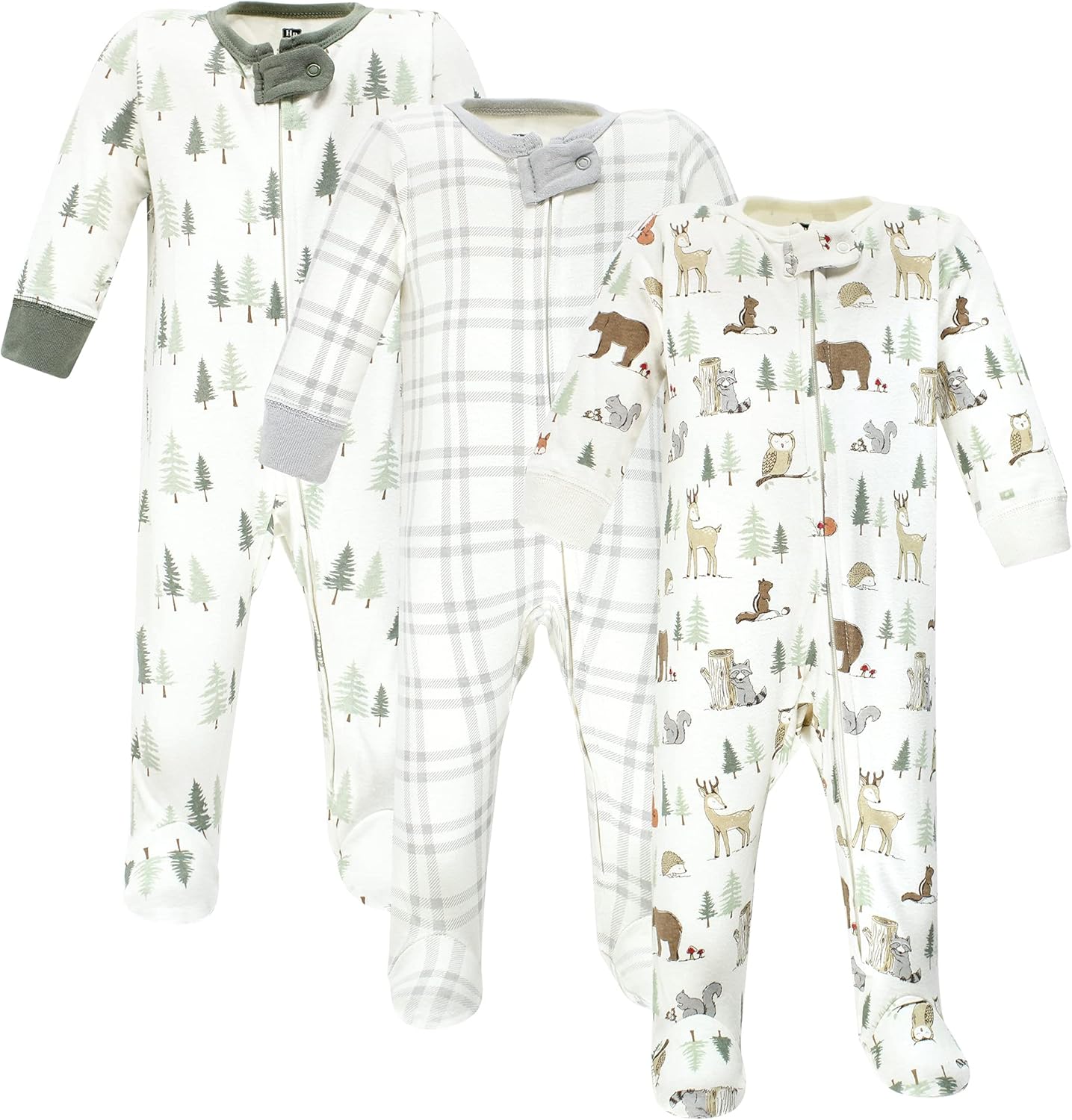Hudson Baby Baby Cotton Sleep and Play Set 1