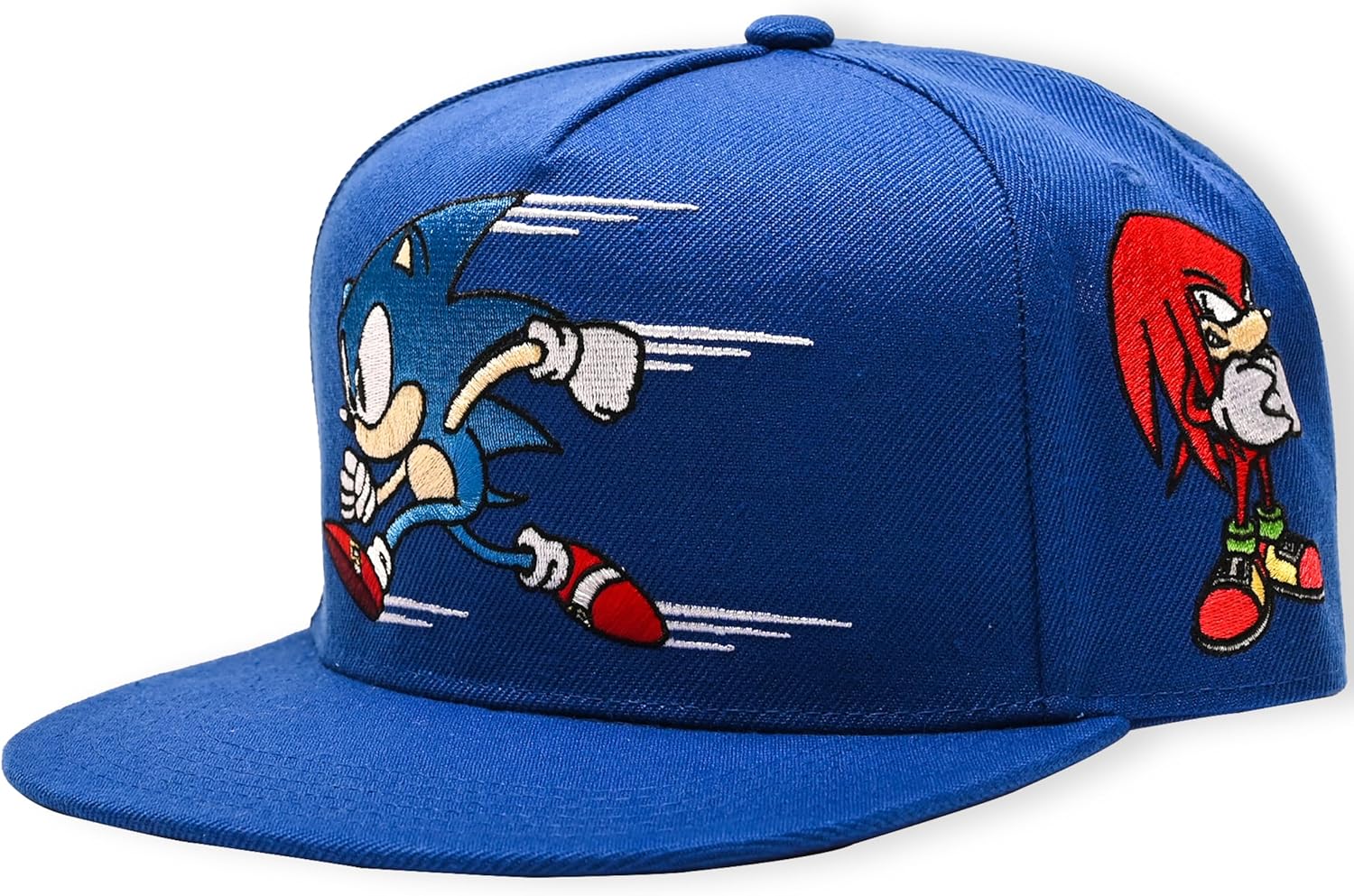 Concept One Mens Sonic The Hedgehog Extreme Pro Adjustable Flat-Brim Cap