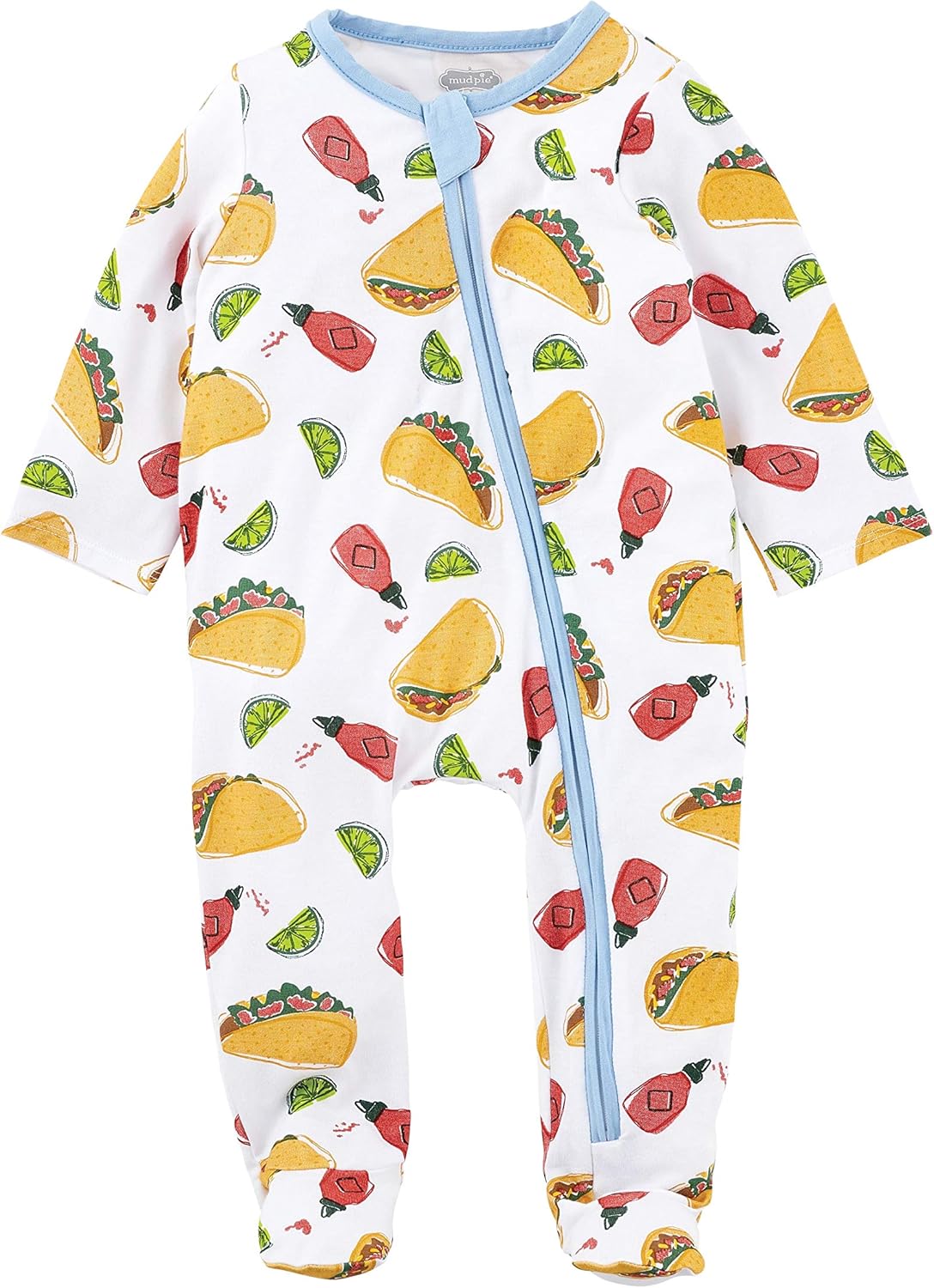 Mud Pie Baby Food Sleeper with Zipper