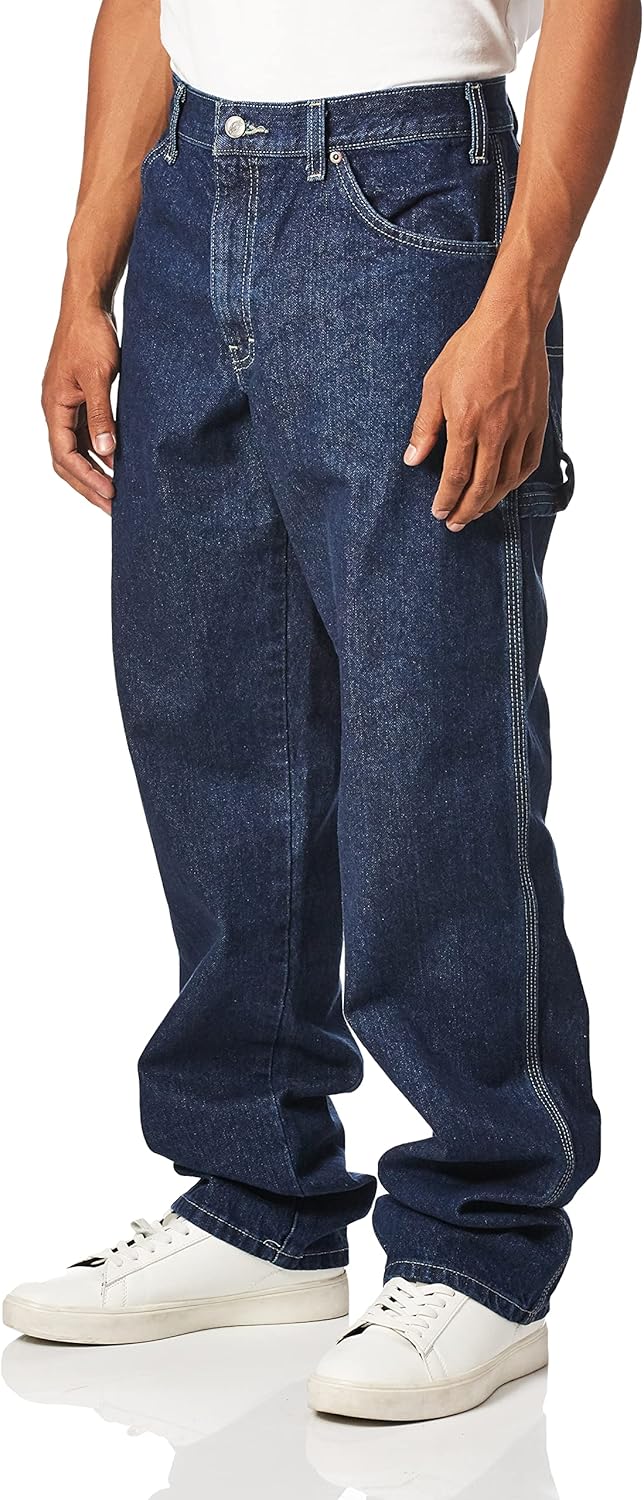 Dickies Mens Relaxed-Fit Carpenter Jean - Breathe Easy With Comfort Style