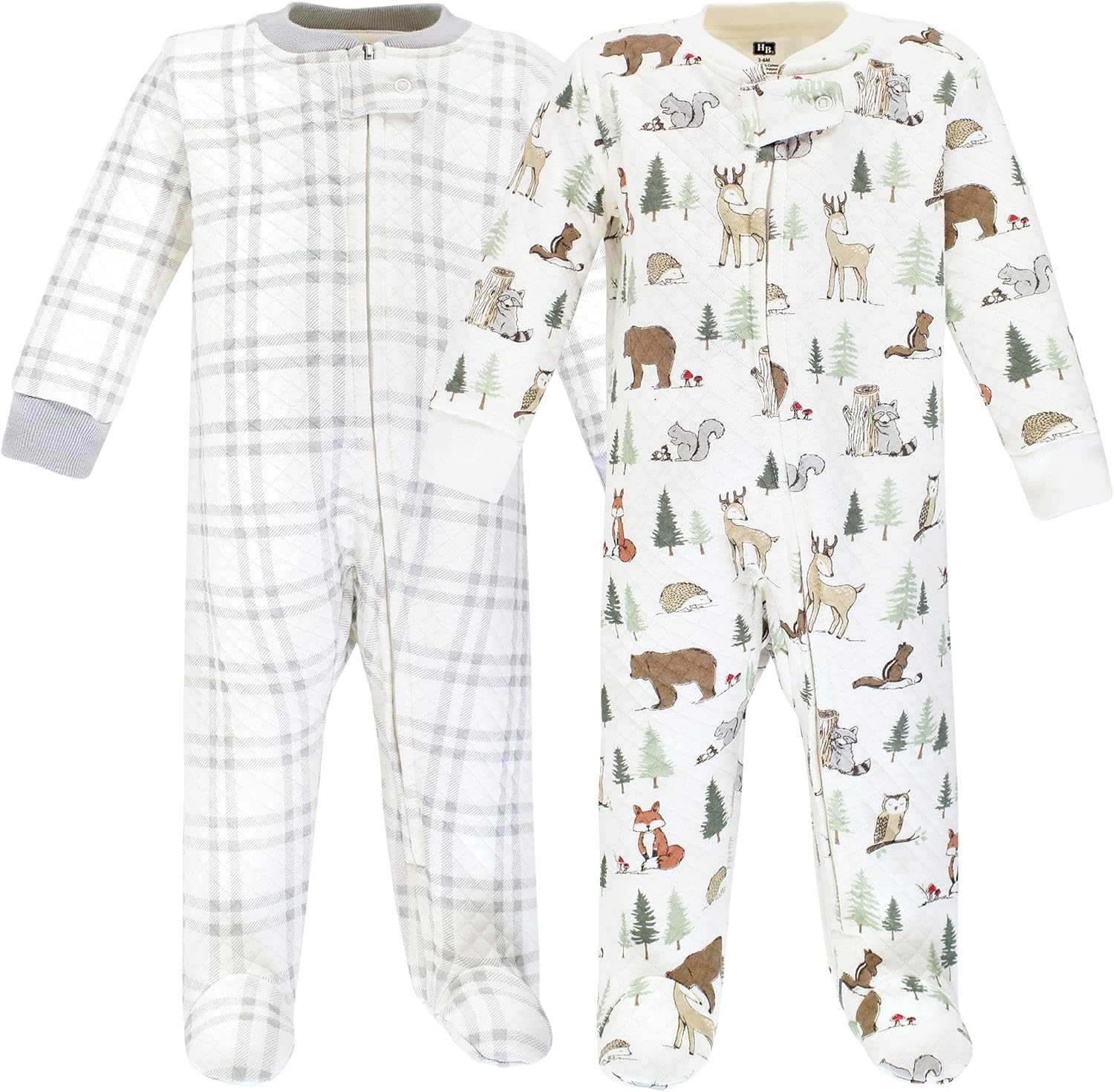 Hudson Baby Kids Quilted Blanket Sleepers for Girls