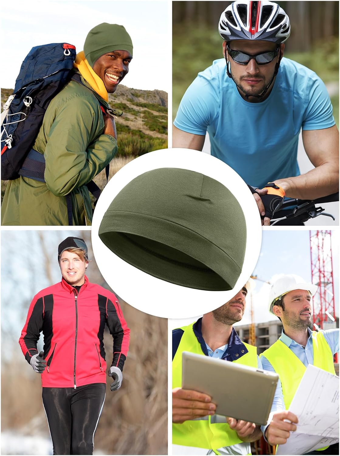 Syhood 4-Piece Skull Caps