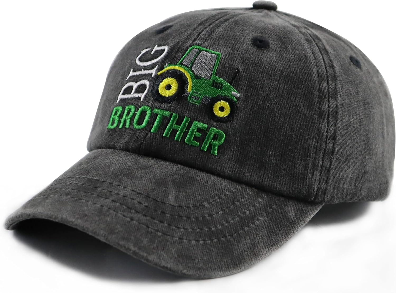 Cheerful Excavator Baseball Hats for Boys - Big Brother Gifts