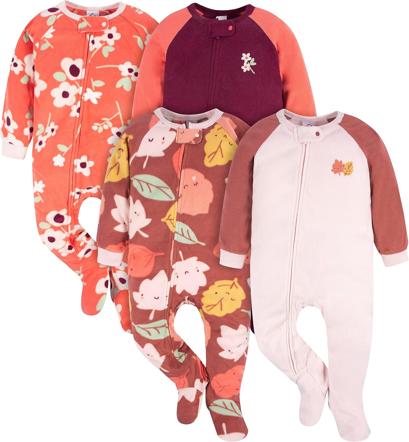 Gerber Baby Girls Toddler Pajamas Standing Out