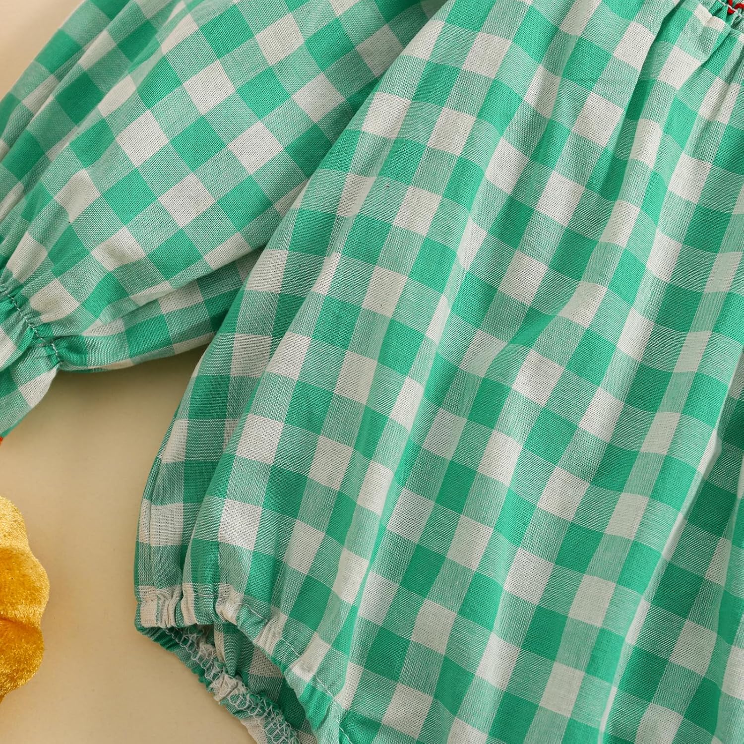 Pumpkin Plaid Romper Hello Pumpkin Baby Festive Bestie Sp Halloween Softy ToddlerRowsrows