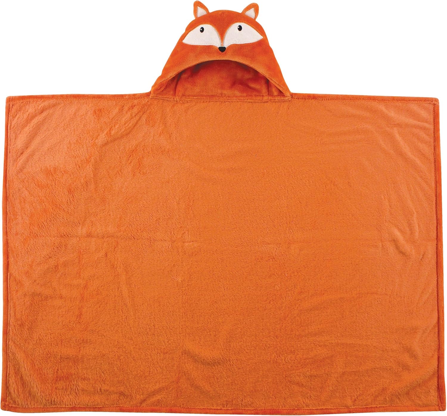 Hudson Baby Unisex Toddler Hooded Animal Face Plush Blanket